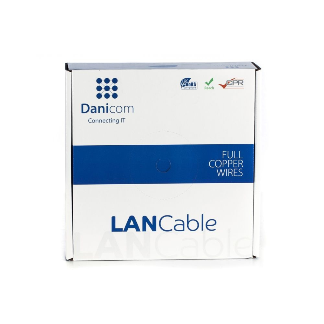 DANICOM CAT7 S/FTP kabel op rol stug - LSZH (Eca)