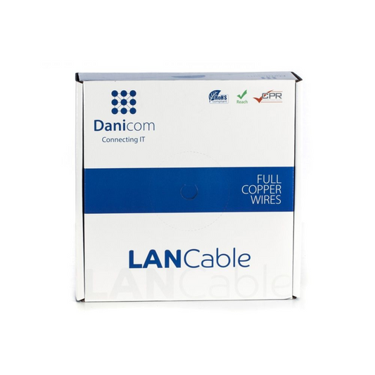 DANICOM CAT7 S/FTP kabel op rol stug - LSZH (Eca)